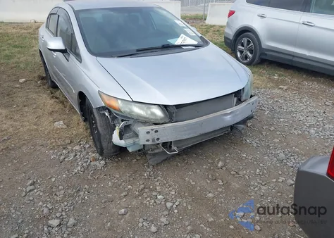 2012 Honda Civic Lx from USA, damaged, VIN 19XFB2E50CE053412